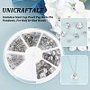 Unicraftale 112Pcs 6 Styles 304 & 201 Stainless Steel Cup Pearl Peg Bails Pin Pendants STAS-UN0055-23-5