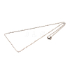 304 Stainless Steel Cable Chain Necklace Making NJEW-N0022-02-2