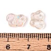 Spray Painted Transparent Acrylic Beads OACR-N149-01I-3