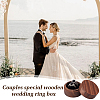 2-Slot Round Wood Ring Storage Boxes CON-HY0001-05E-5