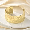 Hammered Brass Cuff Open Bangles BJEW-M060-02G-4