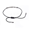 Unisex Adjustable Morse Code Bracelets BJEW-JB05011-02-4