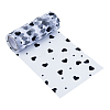 Polyester Heart Pattern Mesh Fabric SENE-WH0003-46-1