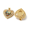 Real 18K Gold Plated Brass Pendants KK-L209-005G-04-2