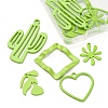 10Pcs 5 Styles Spray Painted Alloy Pendants FIND-YW0003-12-2