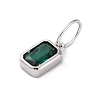 925 Sterling Silver Cubic Zirconia Charms STER-NH0014-01P-05-2