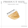 1Pc Stainless Steel Hollow Cuff Rings RJEW-LP0002-25-2