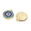 Golden Alloy Pendants ENAM-K069-42G-3