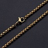 201 Stainless Steel Box Chain Necklace STAS-S105-JN929-2-50-1