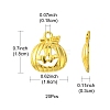 20Pcs Halloween Pumpkin Jack-O'-Lantern Alloy Pendants TIBEP-YW0001-43G-3