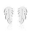 201 Stainless Steel Pendant Necklaces & Stud Earrings Sets FS-WGB00D6-08-3