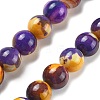 Natural Multi-Color Agate Beads Strands G-A261-B20-14mm-2