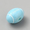 Opaque Acrylic European Beads SACR-CJC0001-34D-2
