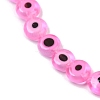 Handmade Evil Eye Lampwork Beads Strands LAMP-G164-10A-04-3