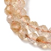 Natural Citrine(Heated) Beads Strands G-G155-B03-02A-6