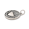 925 Sterling Silver Pendants STER-R008-04AS-06-2