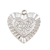 304 Stainless Steel Pendants STAS-K322-07P-1