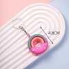 Rainbow Donut PVC Bag Keychain PW-WG14CEE-01-2