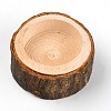 Schima Wood Candle Holder DJEW-WH0037-18-3