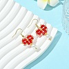 Glass Dangle Earrings EJEW-MZ00320-4