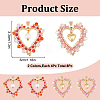 8Pcs 2 Styles Alloy Pendants PALLOY-GO00027-2