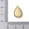 Brass Micro Pave Cubic Zirconia Pendants KK-K399-02G-4