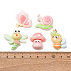 Summer Theme Opaque Resin Cabochons RE-CBA6DF0-02-2