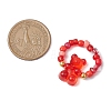 Glass Seed Beads Stretch Rings RJEW-JR00789-3