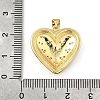 Brass Micro Pave Cubic Zirconia Pendants KK-Q066-18B-G-3