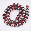 Electroplate Glass Beads Strands EGLA-T019-02A-2