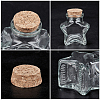 BENECREAT Empty Glass Wishing Bottle GLAA-BC0001-11-4