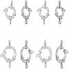304 Stainless Steel Smooth Surface Spring Ring Clasps STAS-UN0001-02P-1