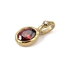 Birthstone Glass Pendants GL-CBA6A9C-01G-A-2