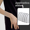 6Pcs 6 Styles 304 Stainless Steel Chain Bracelets BJEW-GA0001-18-5