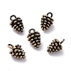 Rack Plating Brass Charms X-KK-F834-07BAB-1