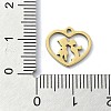 304 Stainless Steel Charms STAS-C097-38B-G-3