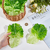 PVC Imitation Lettuce Leaf DJEW-WH20002-23-3