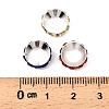 Brass Rhinestone Spacer Beads RB-A020-10mm-S-4