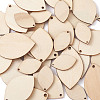 DIY Unfinished Wooden Pendant Earring Making Kits DIY-YS0001-16-16