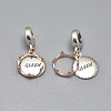 925 Sterling Silver European Dangle Charms STER-I019-29-2