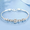 Brass Round Beads Bangles for Women FS-WG323CA-01-1