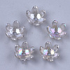 100G Transparent Acrylic Bead Caps TACR-SZ0001-37-2
