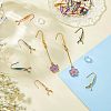 30Pcs 5 Colors 316 Stainless Steel Earring Hooks STAS-FH0001-62-4