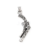 Retro 304 Stainless Steel Pendants STAS-I205-06AS-B-1