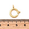 Brass Spring Ring Clasps KK-D407-20G-D-3