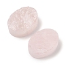 Natural Rose Quartz Cabochons G-K338-38A-02-2