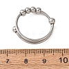 304 Stainless Steel Cuff Open Rings SA-CBA8B85-12P-5