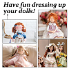 5Pcs High Temperature Fiber Long Pear Perm Hairstyle Doll Wig Hair DOLL-DC0001-05B-6