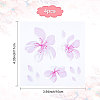 Waterproof Cherry Blossom PET Waterpoof Car Stickers DIY-WH0366-46-2