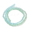 Transparent Painted Glass Beads Strands DGLA-A034-T1mm-A16-5